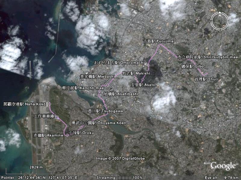 琉球單軌電車: 全圖